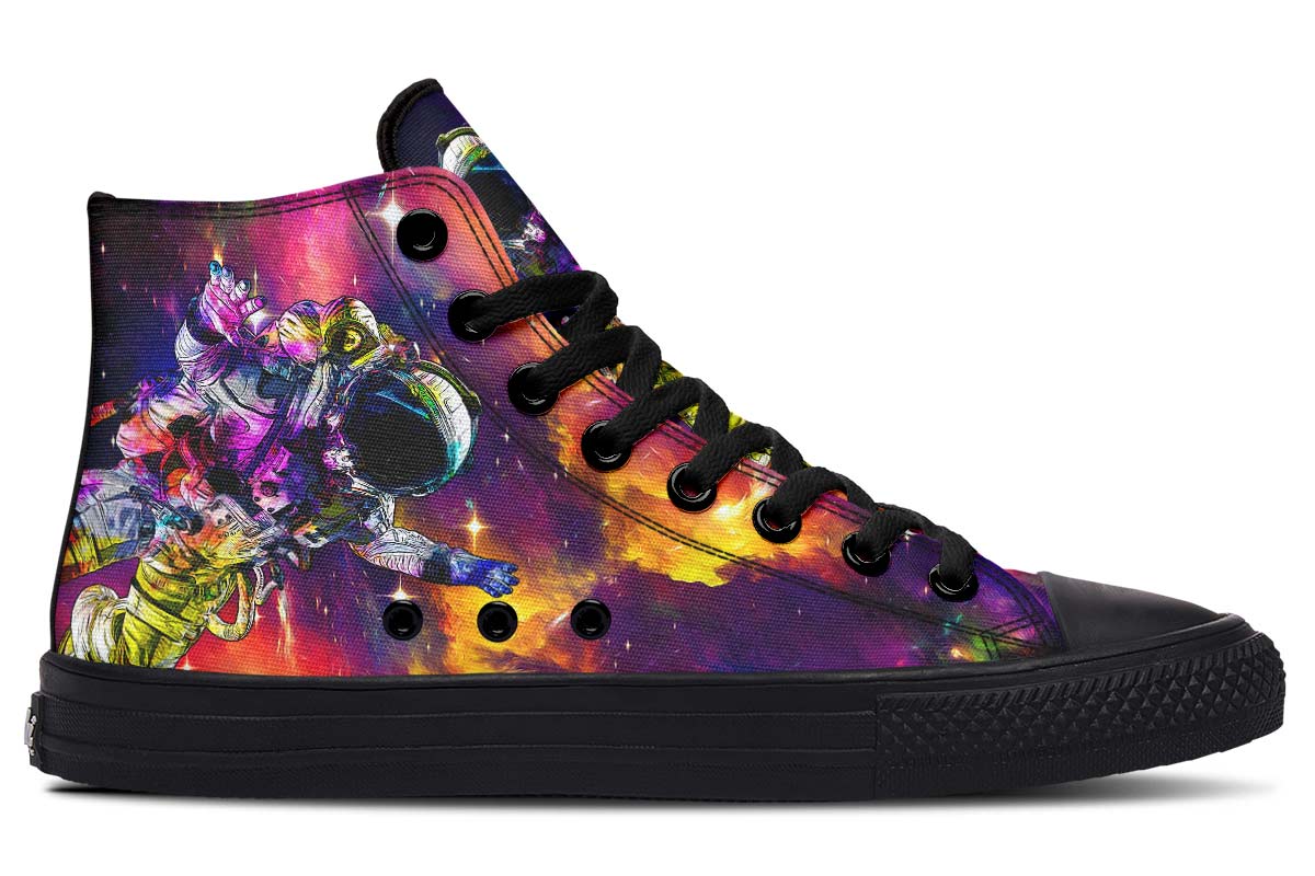 hippieartzone Shoes - COLORFUL ASTRONAUT