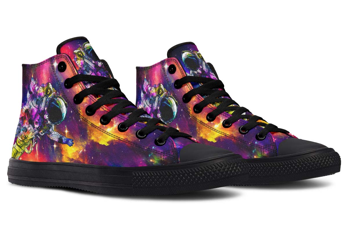 hippieartzone Shoes - COLORFUL ASTRONAUT