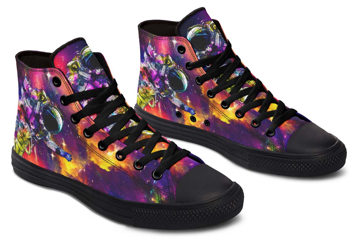 hippieartzone Shoes - COLORFUL ASTRONAUT