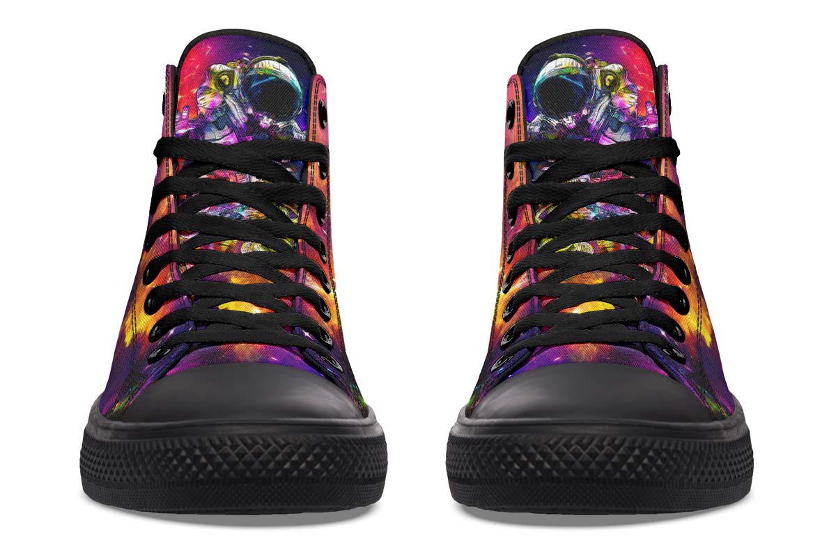 hippieartzone Shoes - COLORFUL ASTRONAUT