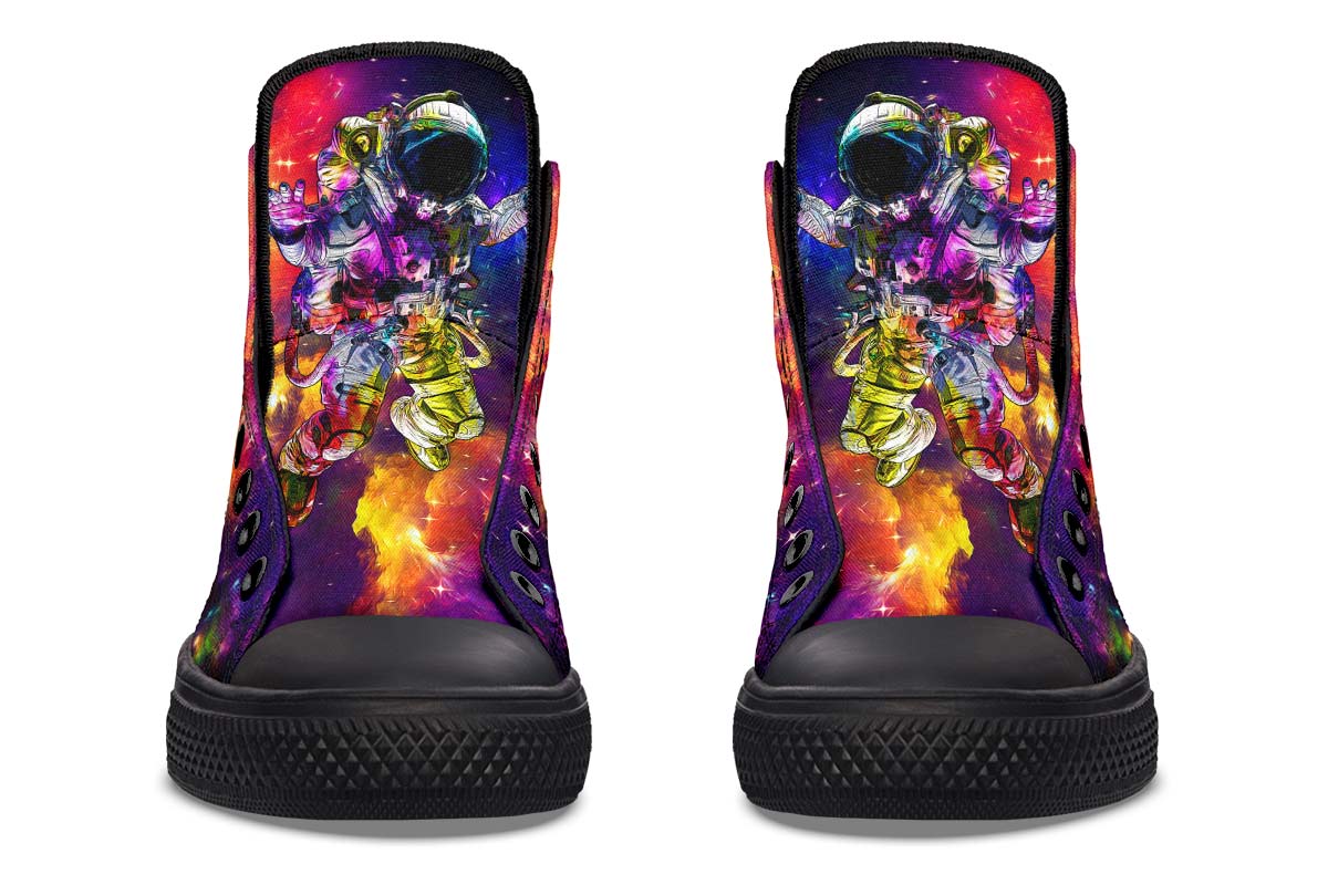 hippieartzone Shoes - COLORFUL ASTRONAUT