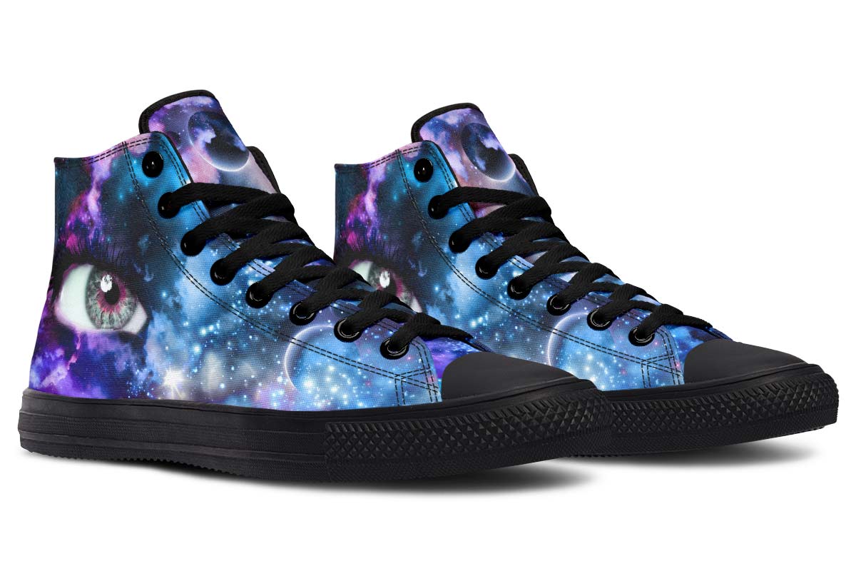 hippieartzone Shoes - GALAXY EYES