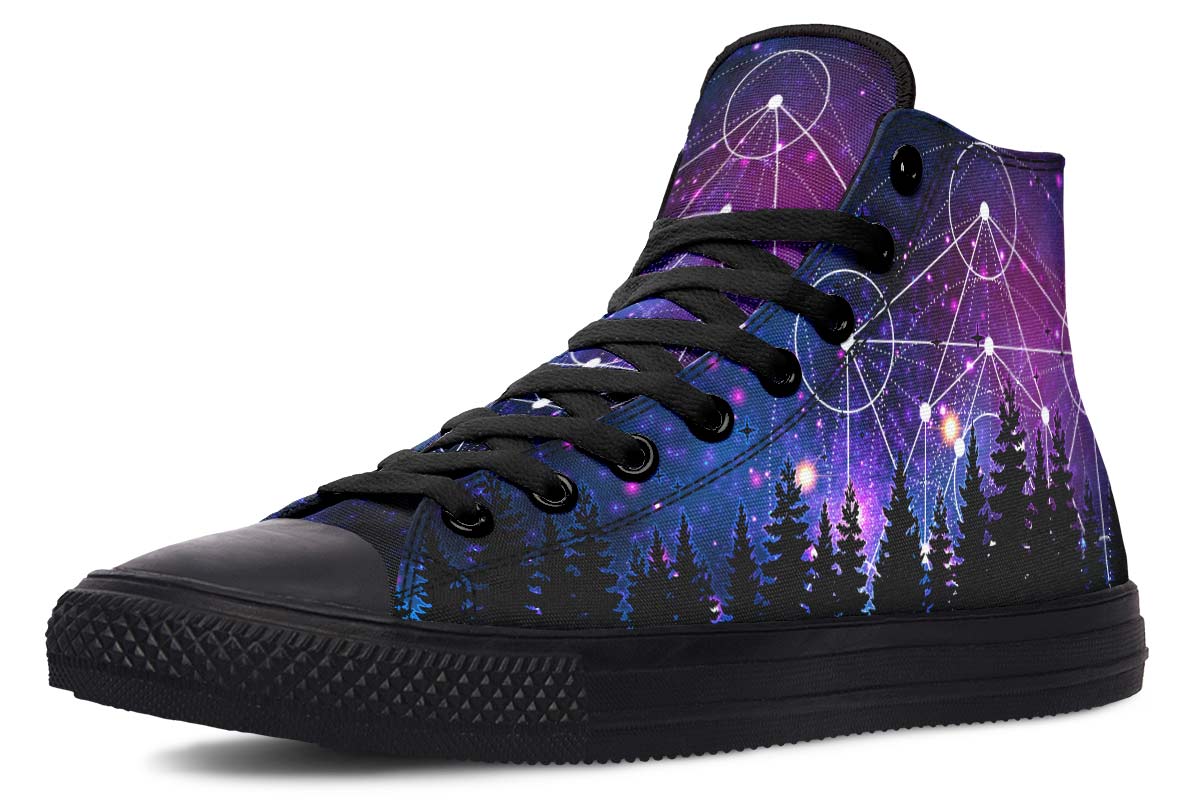 hippieartzone Shoes - MAGIC CIRCLES AND FIR