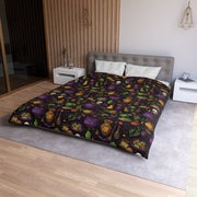 Hippie Art Zone - Hallows' Eve Spell, Witchy Gothic Bedding Set For Hippies