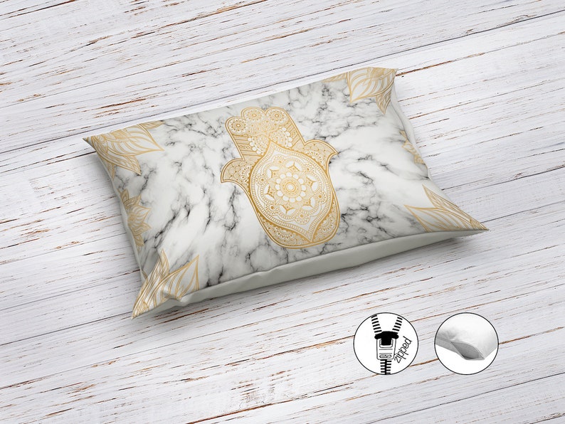 Hippie Art Zone - Hand of Fatima Bedding Set For Hippies