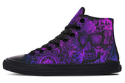 hippieartzone Shoes - GALAXY MANDALA SKULL