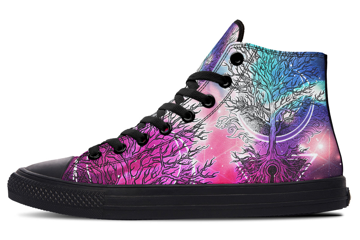 hippieartzone Shoes - UNIVERSE TREE