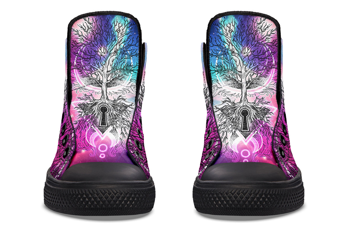 hippieartzone Shoes - UNIVERSE TREE