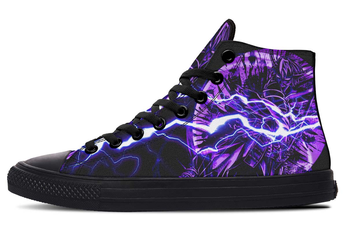 hippieartzone Shoes - THE PURPLE MOON WARRIOR