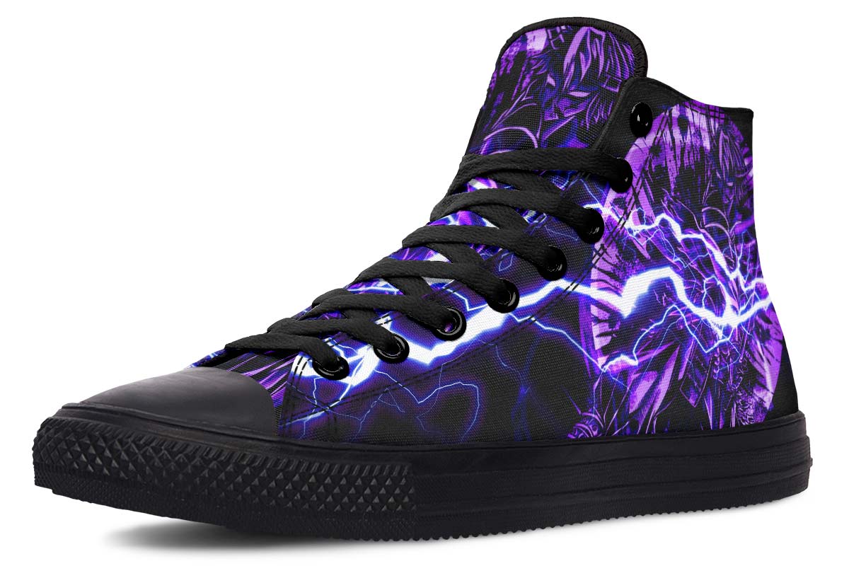 hippieartzone Shoes - THE PURPLE MOON WARRIOR