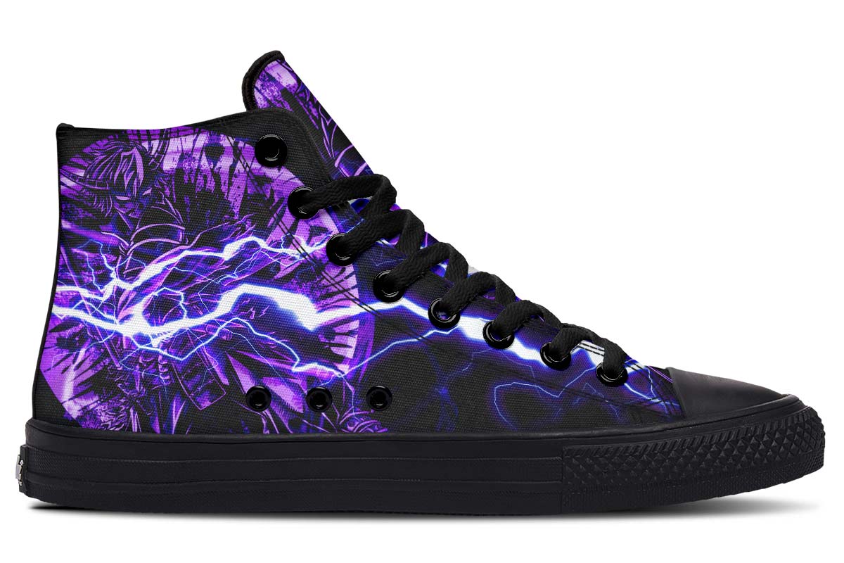 hippieartzone Shoes - THE PURPLE MOON WARRIOR