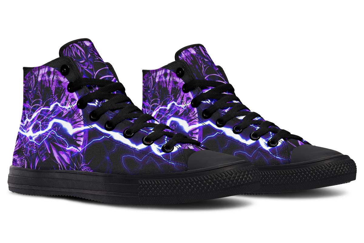 hippieartzone Shoes - THE PURPLE MOON WARRIOR