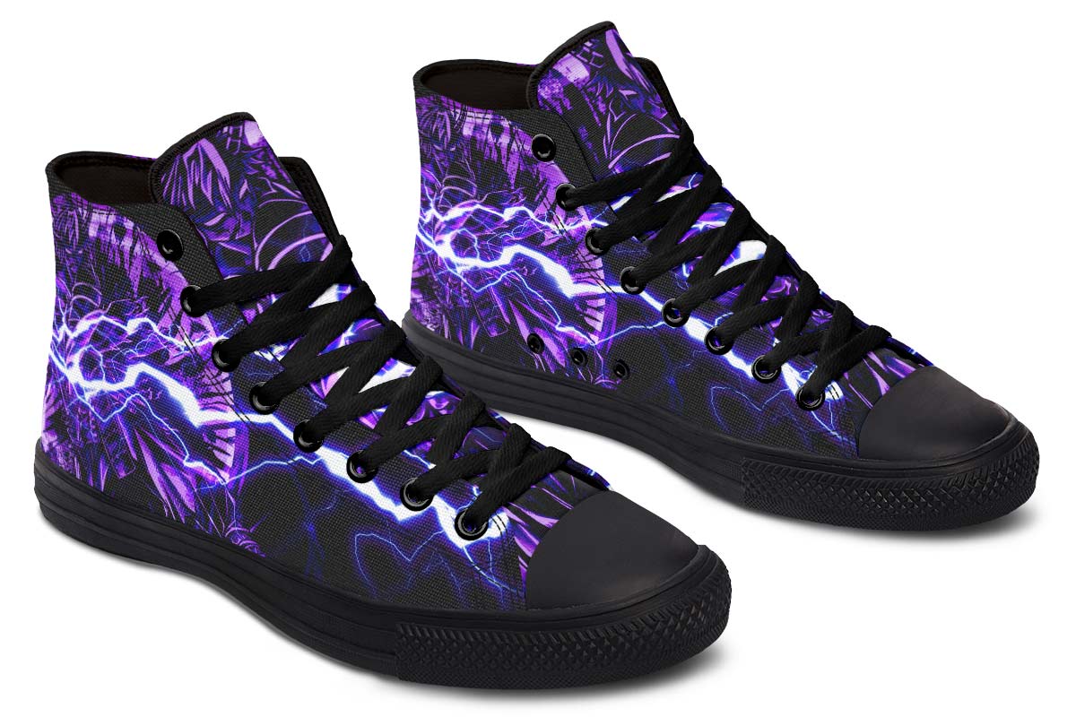 hippieartzone Shoes - THE PURPLE MOON WARRIOR