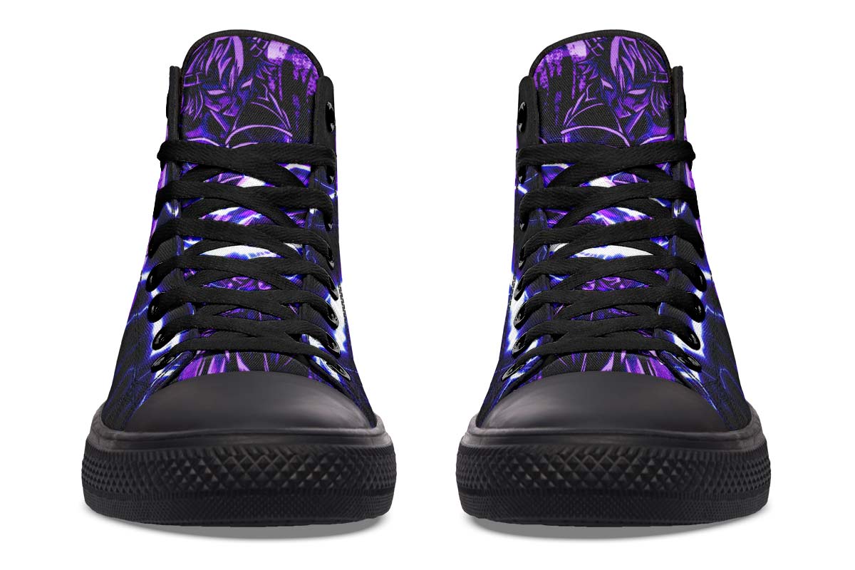 hippieartzone Shoes - THE PURPLE MOON WARRIOR