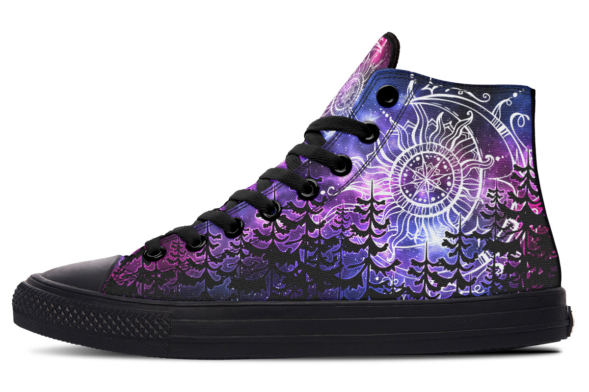 hippieartzone Shoes - SPIRITUAL GALAXY ART
