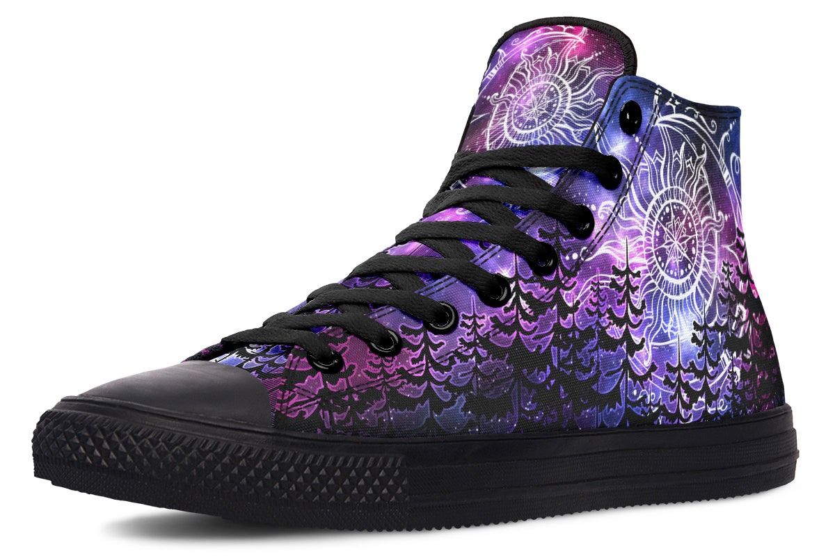 hippieartzone Shoes - SPIRITUAL GALAXY ART