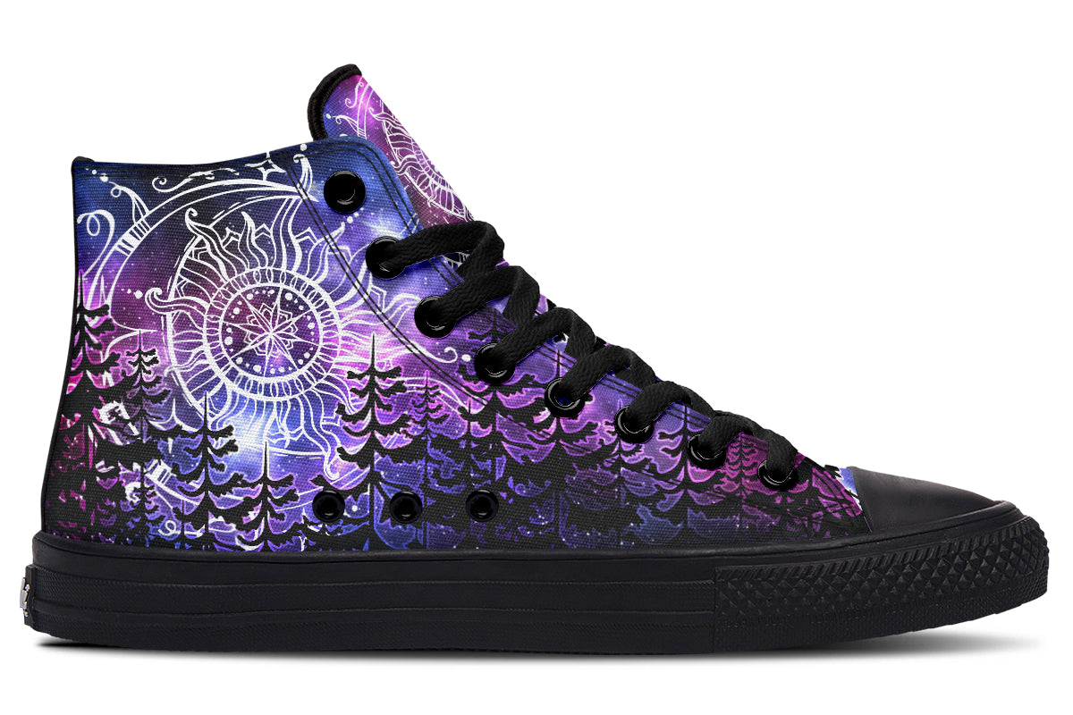hippieartzone Shoes - SPIRITUAL GALAXY ART