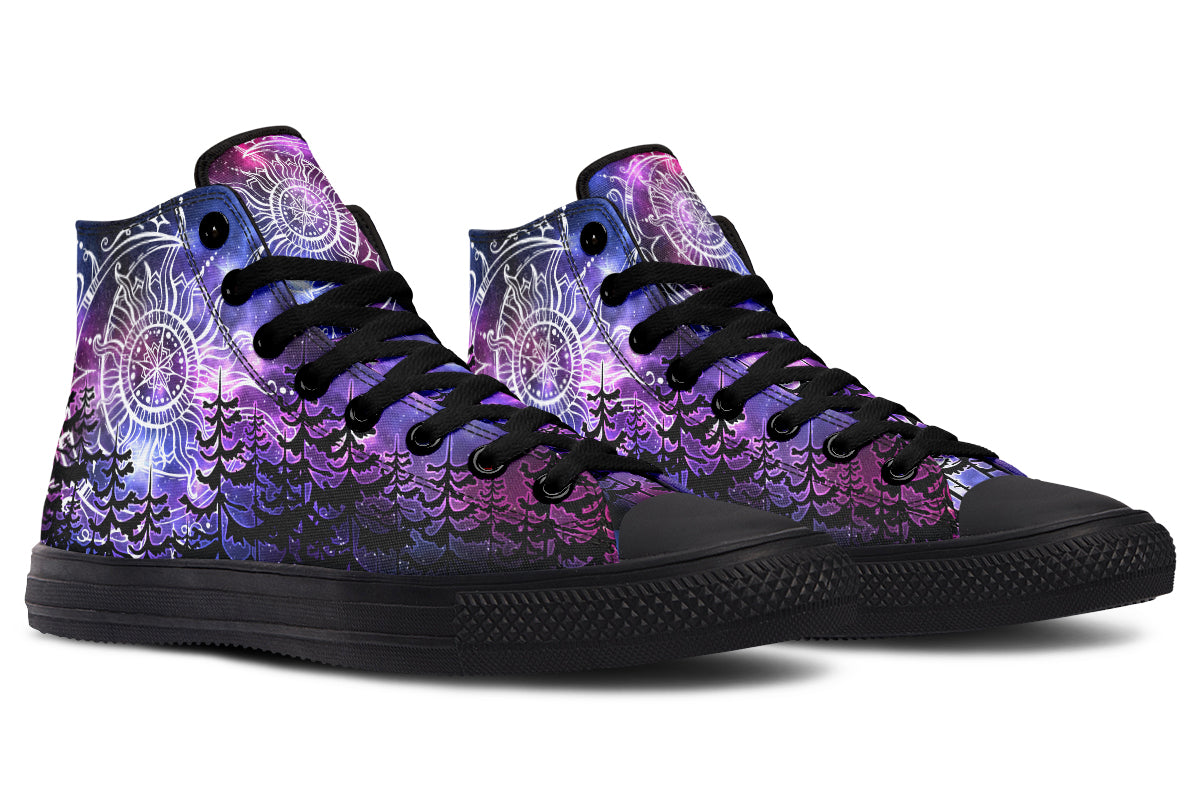 hippieartzone Shoes - SPIRITUAL GALAXY ART