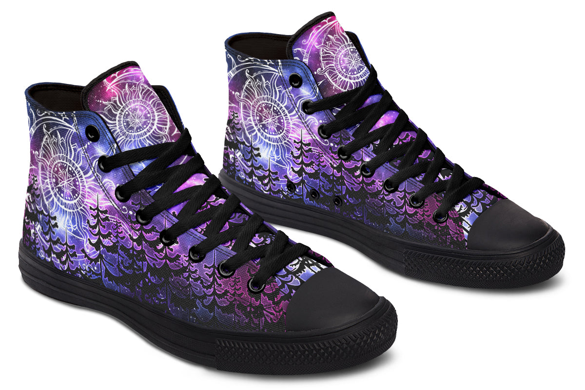 hippieartzone Shoes - SPIRITUAL GALAXY ART