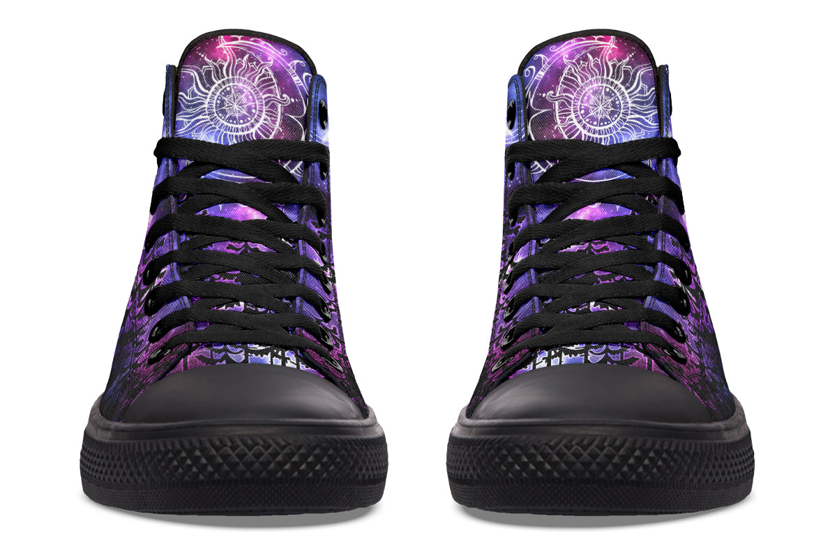 hippieartzone Shoes - SPIRITUAL GALAXY ART