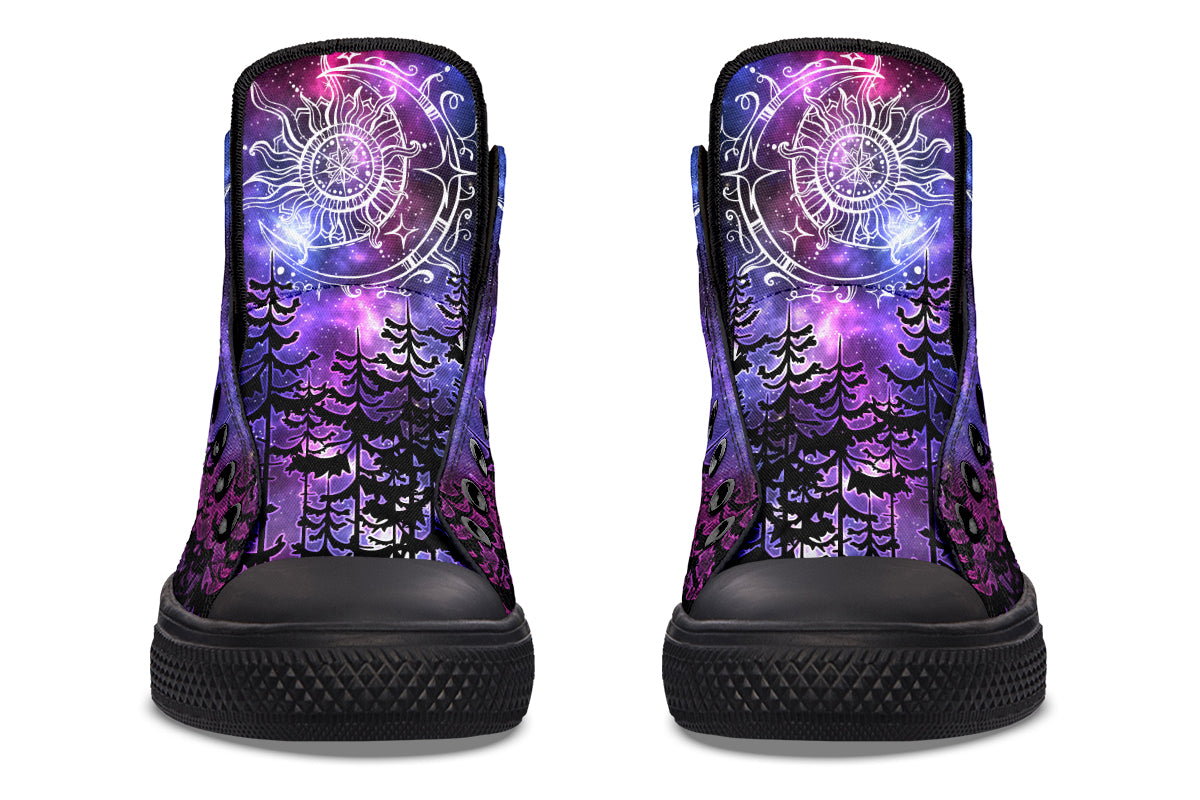 hippieartzone Shoes - SPIRITUAL GALAXY ART