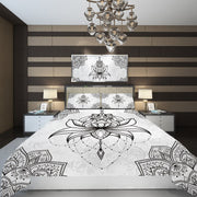 Hippie Art Zone - Lotus Boho Bedding Set For Hippies