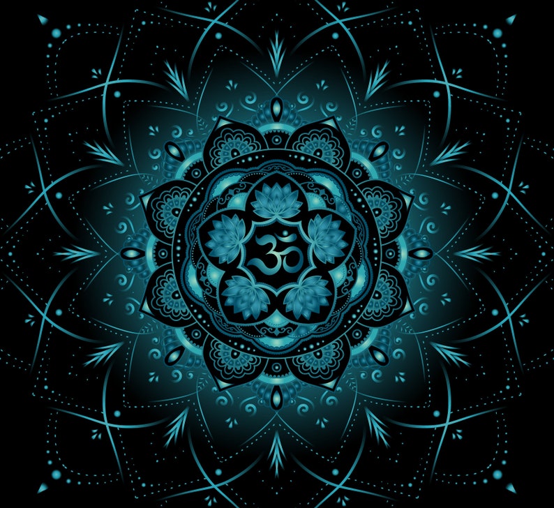 Hippie Art Zone - Lotus Mandala Bedding Set For Hippies