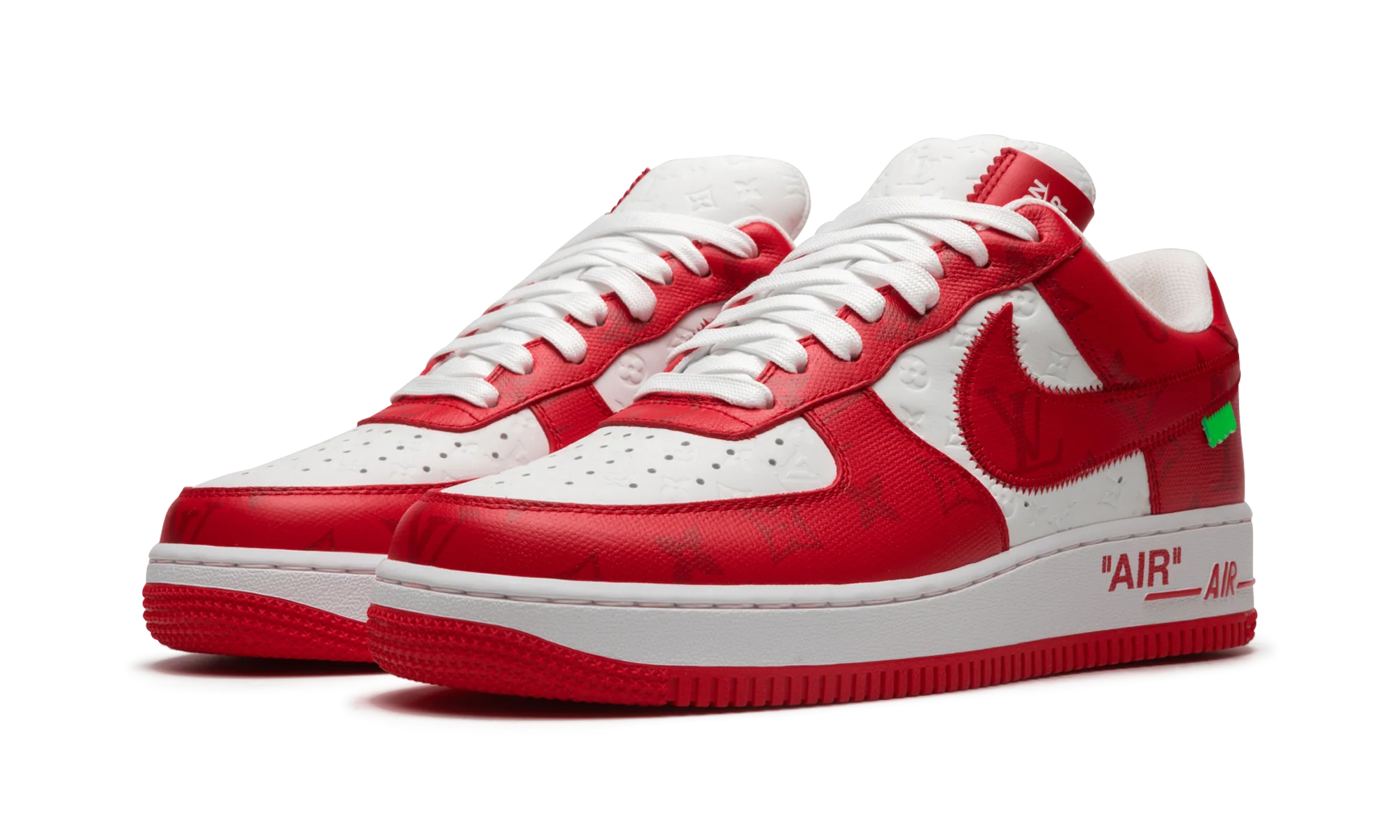 Louis Vuitton Air Force 1 Low "Virgil Abloh - White/Red" 1A9VA9