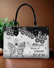 hippieartzone Bag - LET IT BE LEATHER HANDBAG