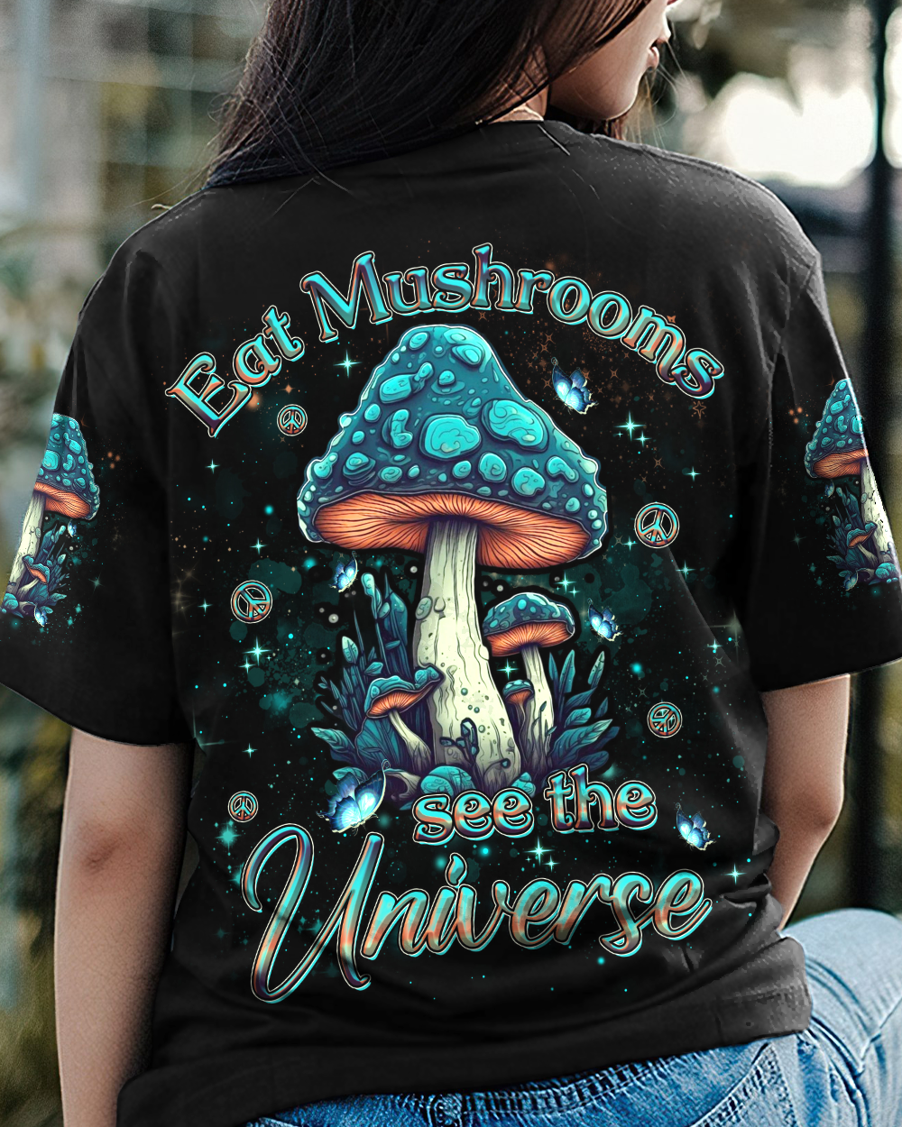 Hippie Art Zone - Eat Mushrooms See The Universe For Hippie