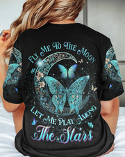 Hippie Art Zone - Fly Me To The Moon Butterfly For Hippie