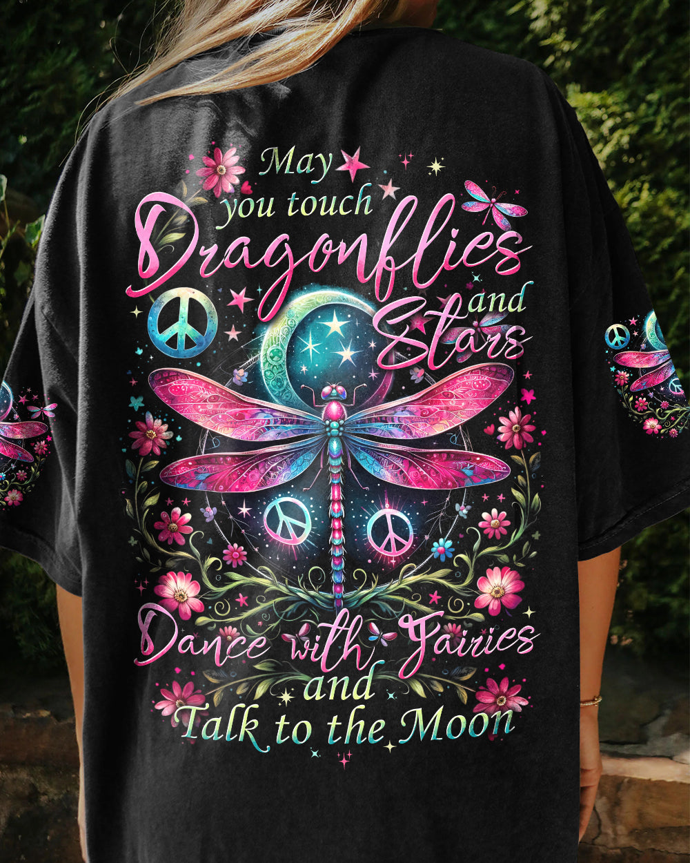 Hippie Art Zone - May You Touch Dragonflies And Stars For Hippie