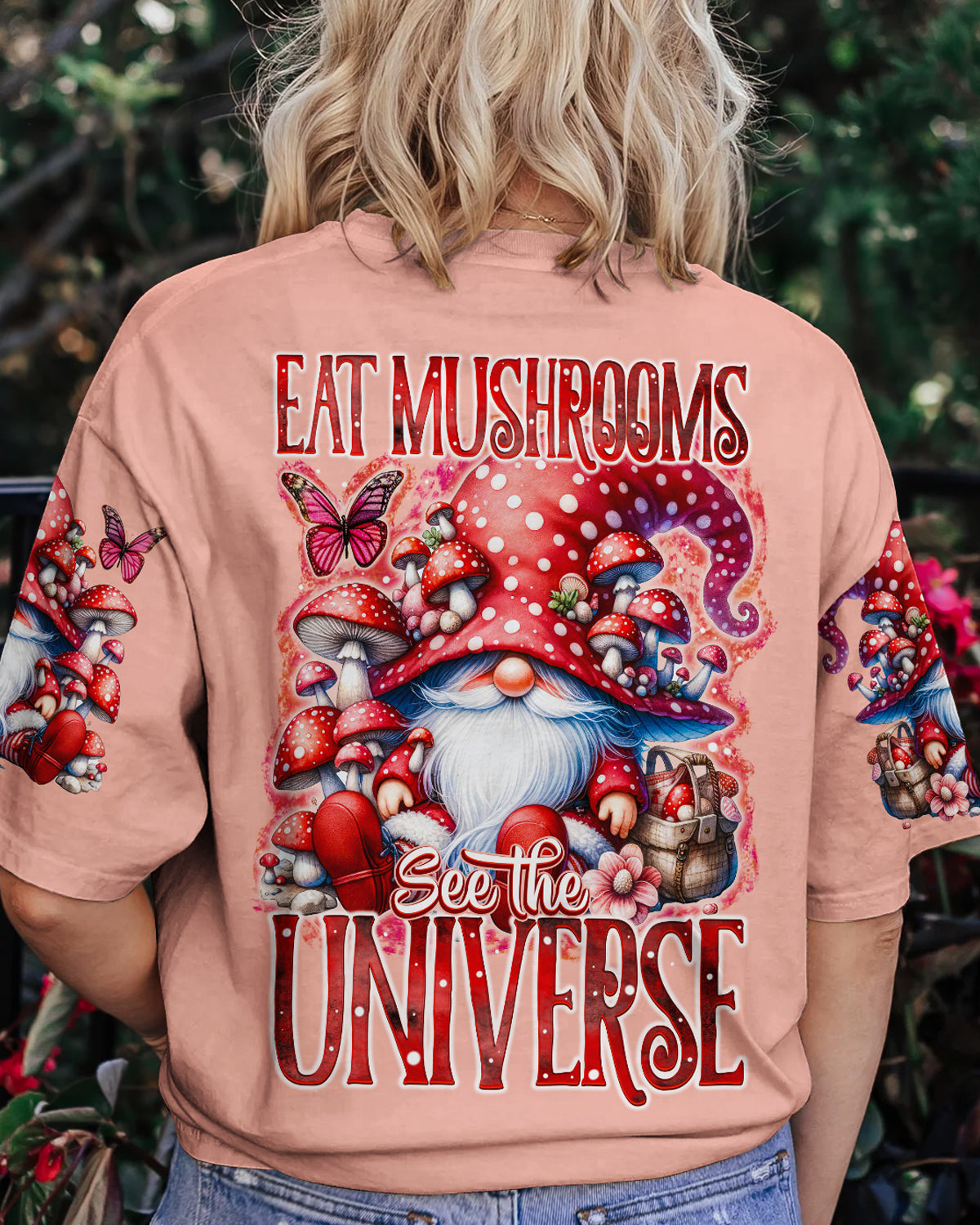 Hippie Art Zone - Eat Mushrooms See The Universe Gnome For Hippie