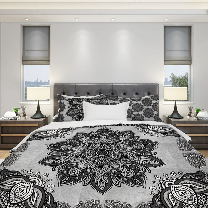 Hippie Art Zone - Mandala Bedding Set For Hippies