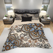 Hippie Art Zone - Mandala Boho Bedding Set For Hippies