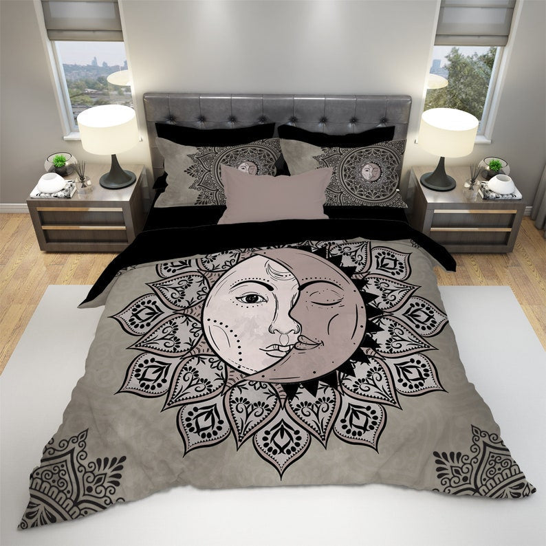 Hippie Art Zone - Queen Mandala Bedding Set For Hippies