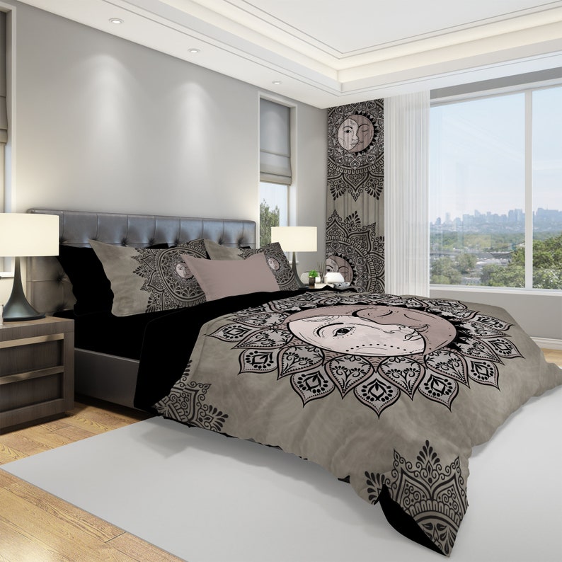Hippie Art Zone - Queen Mandala Bedding Set For Hippies