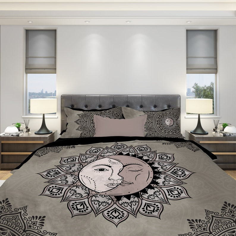 Hippie Art Zone - Queen Mandala Bedding Set For Hippies