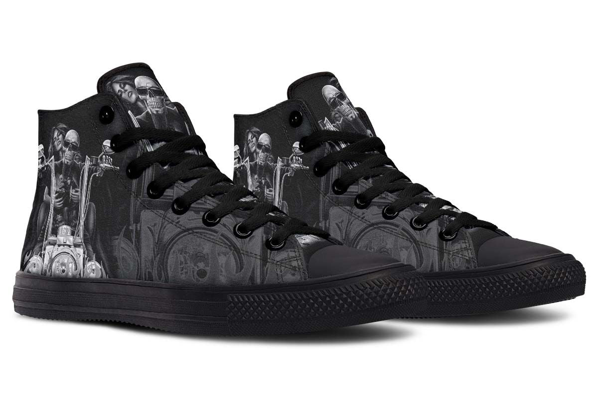 hippieartzone Shoes - CHOPPER SKULL
