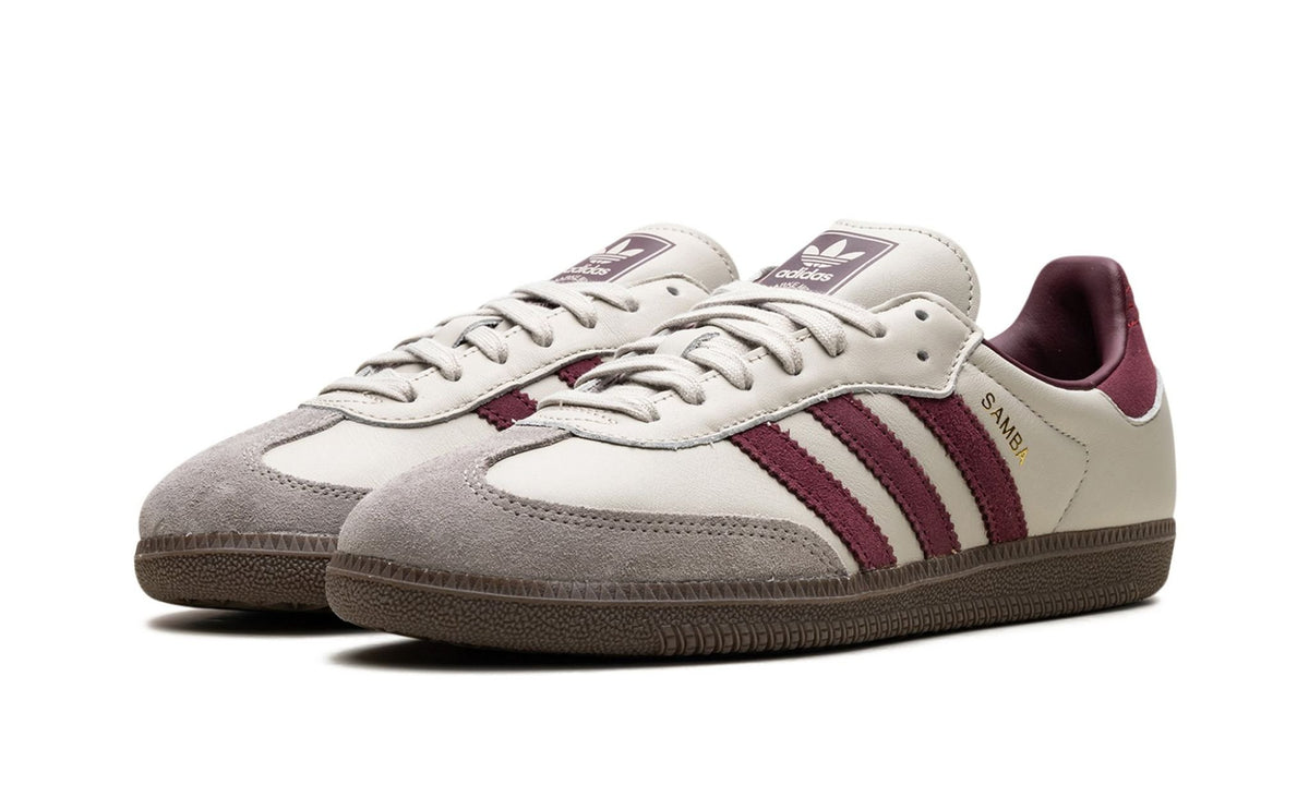 Samba OG &quot;Putty Grey Maroon&quot; Sneaker ID1482