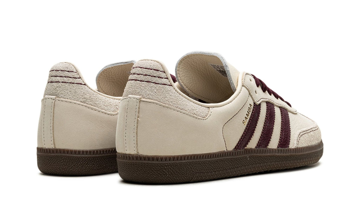 Samba OG &quot;Wonder White Maroon&quot; Sneaker IG1987