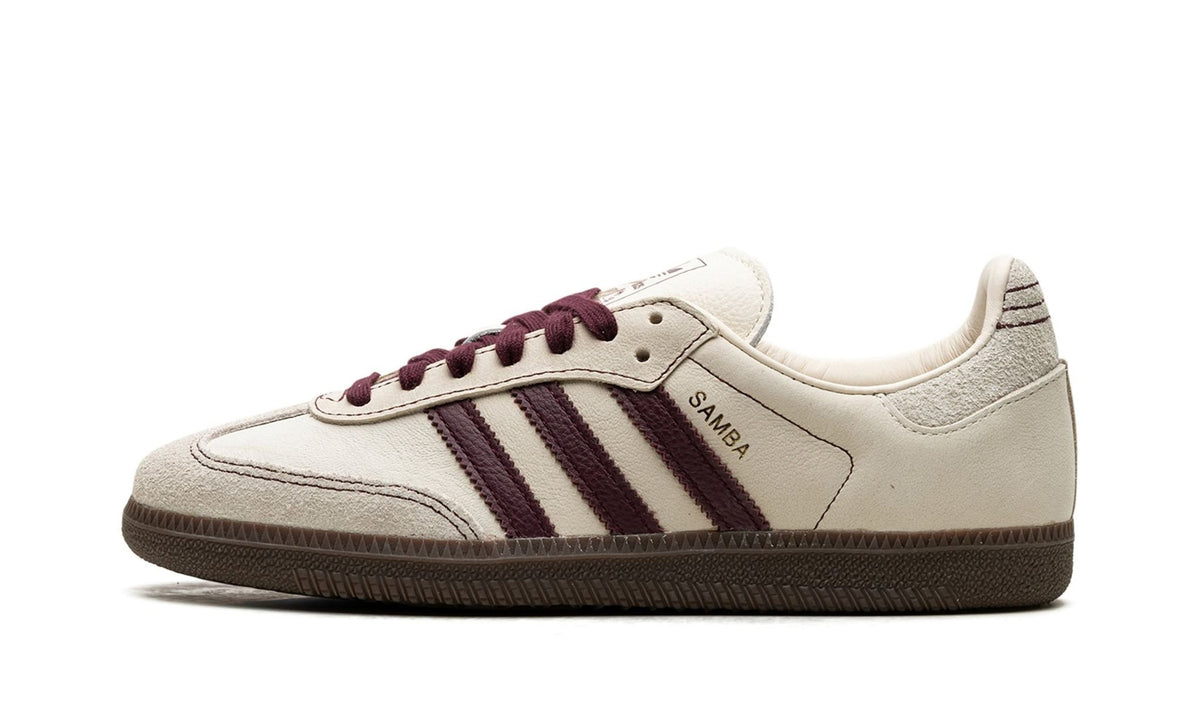 Samba OG &quot;Wonder White Maroon&quot; Sneaker IG1987