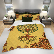 Hippie Art Zone - Tree Of Life Mandala Bedding Set For Hippies