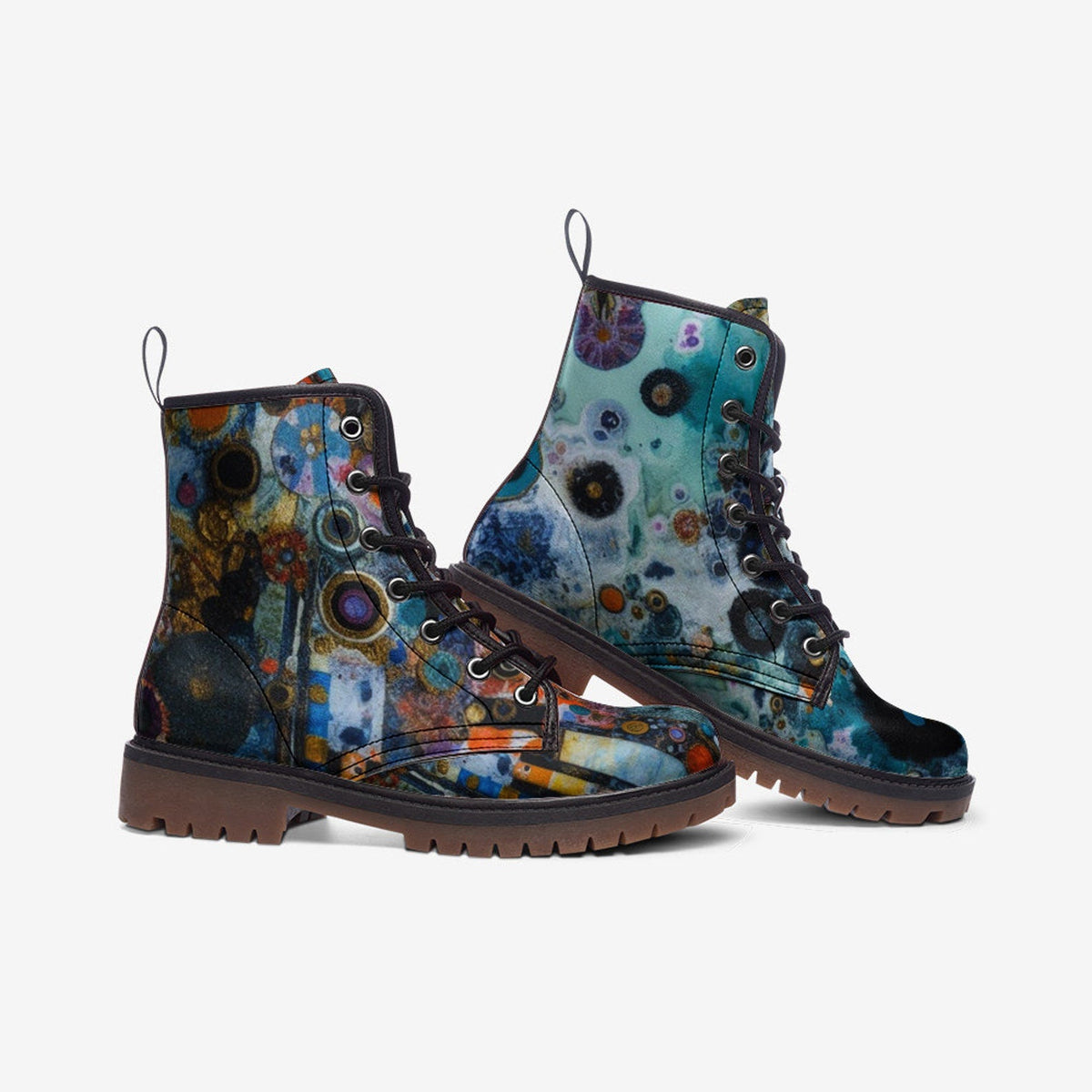 Hippie Art Zone - Vampire Art Grunge Arty Casual Leather Lightweight Boots For Hippies