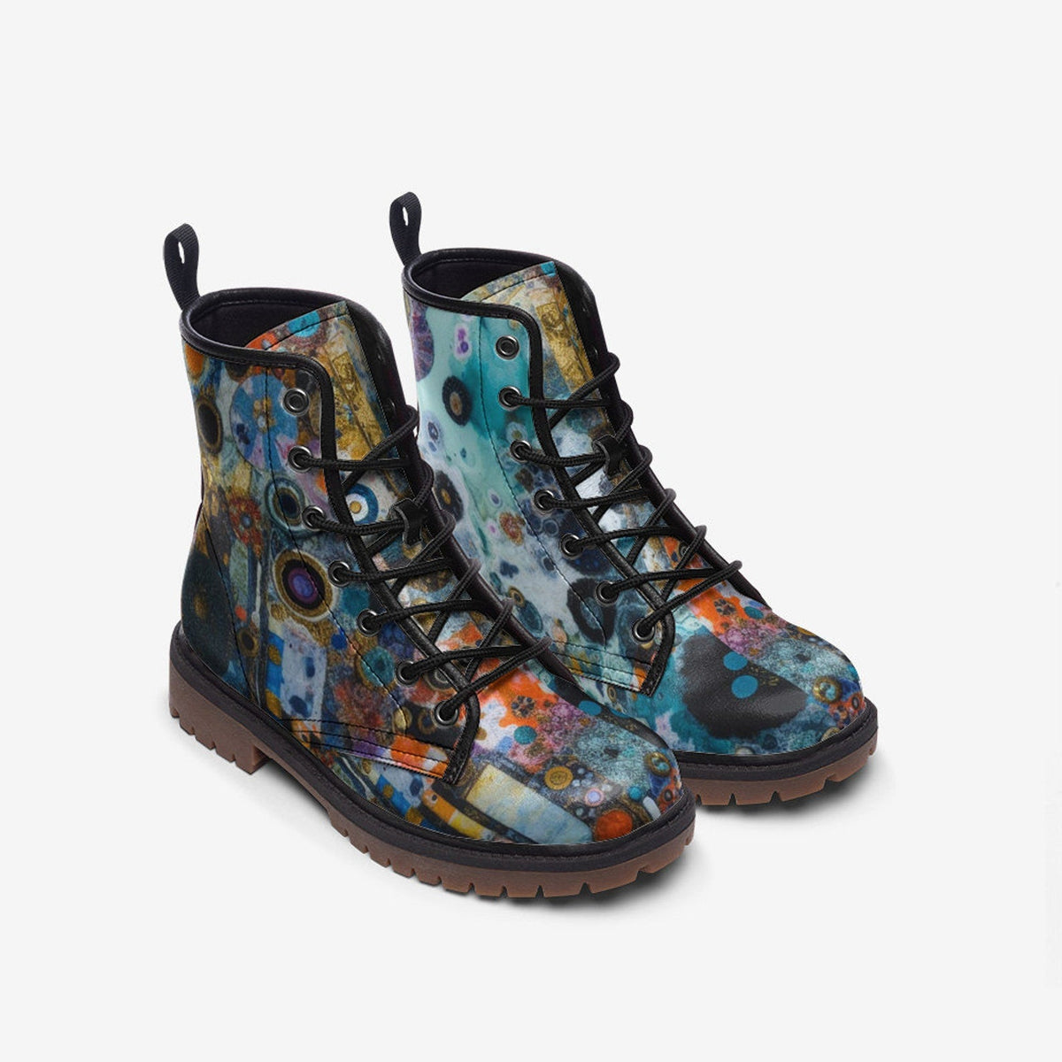 Hippie Art Zone - Vampire Art Grunge Arty Casual Leather Lightweight Boots For Hippies