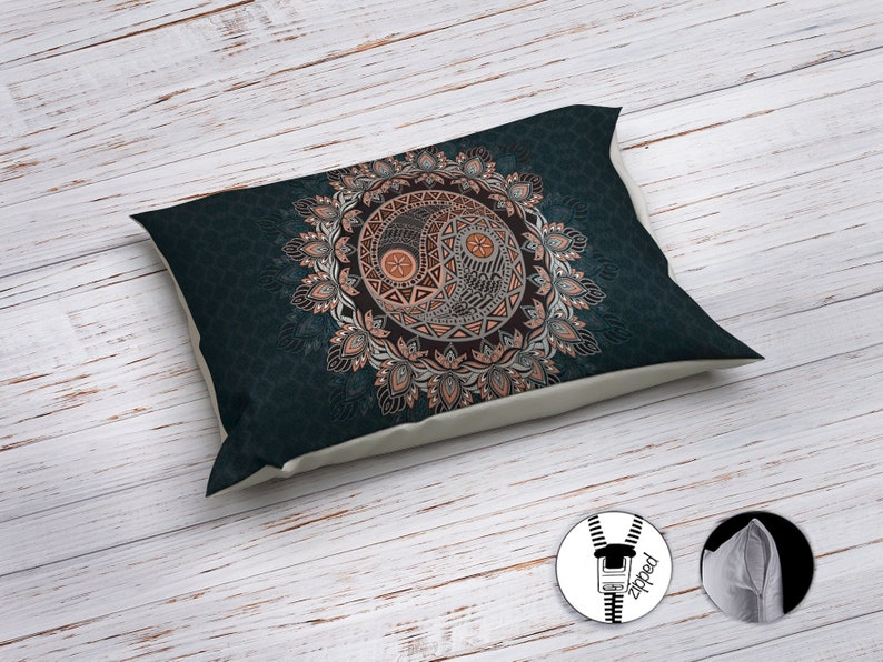 Hippie Art Zone - Ying Yang Bohemian Bedding Set For Hippies
