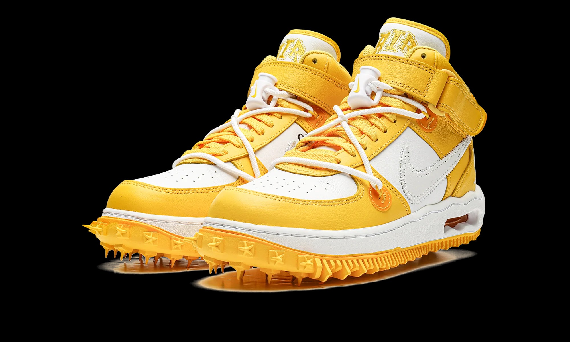 Air Force 1 Mid "Off-White - Varsity Maize"