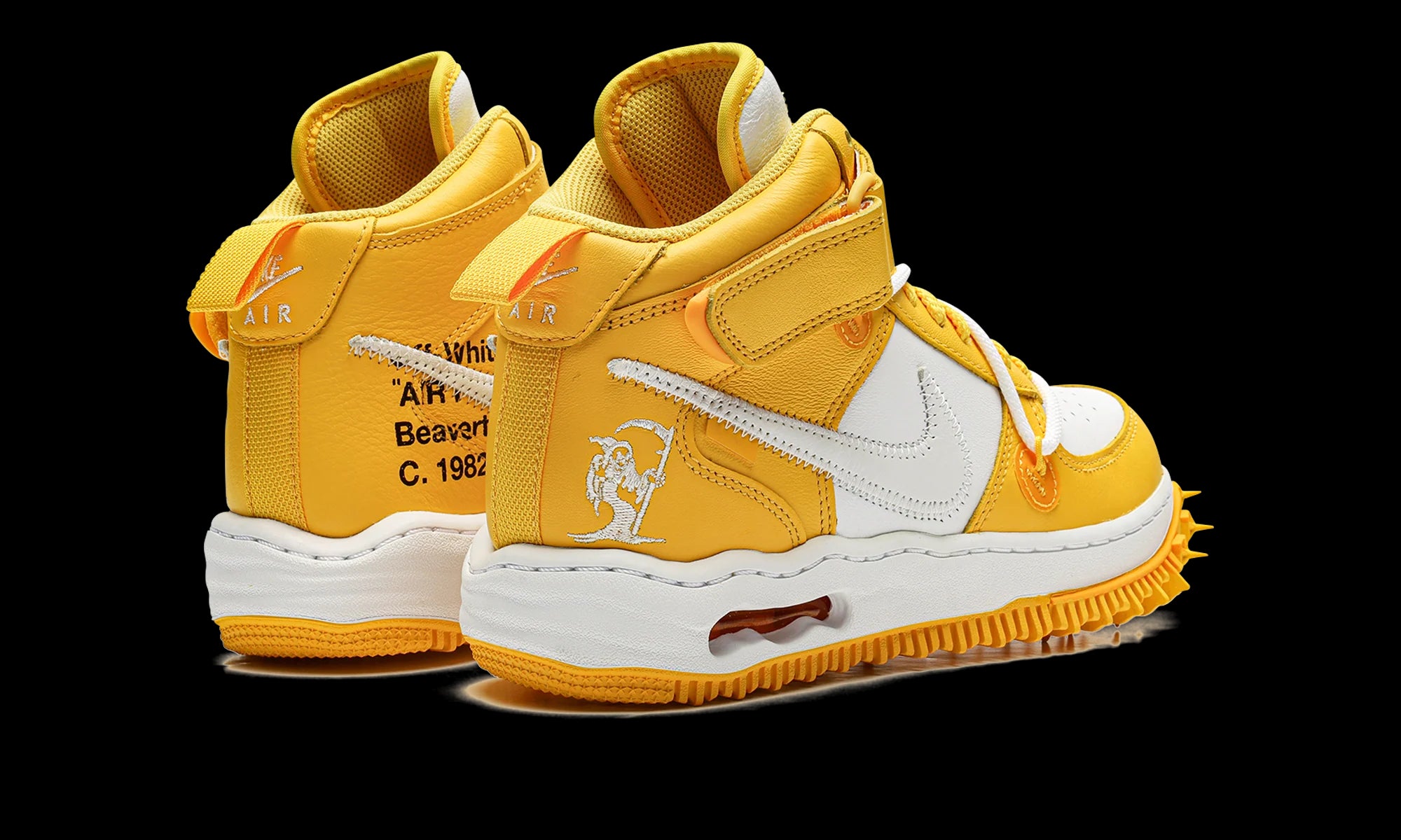 Air Force 1 Mid "Off-White - Varsity Maize"