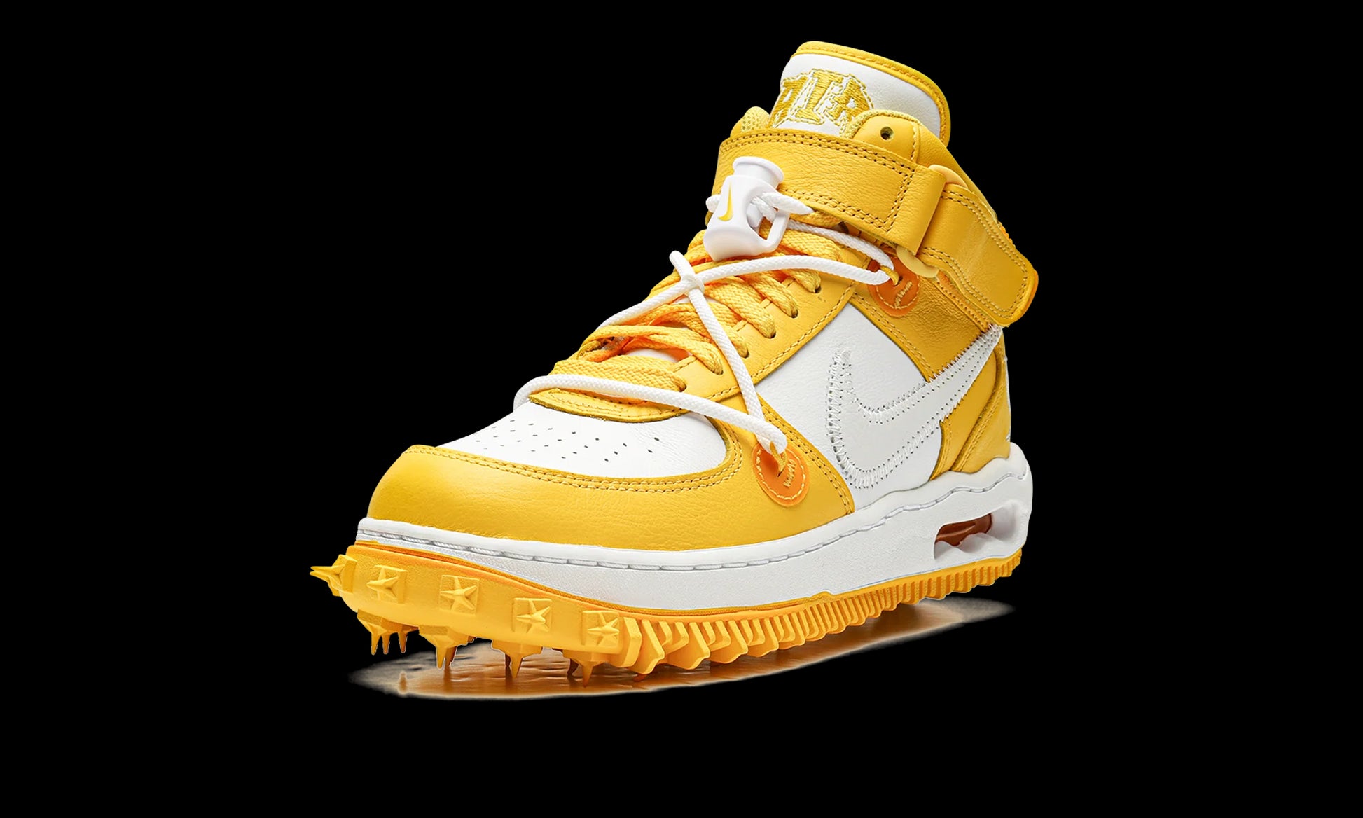 Air Force 1 Mid "Off-White - Varsity Maize"