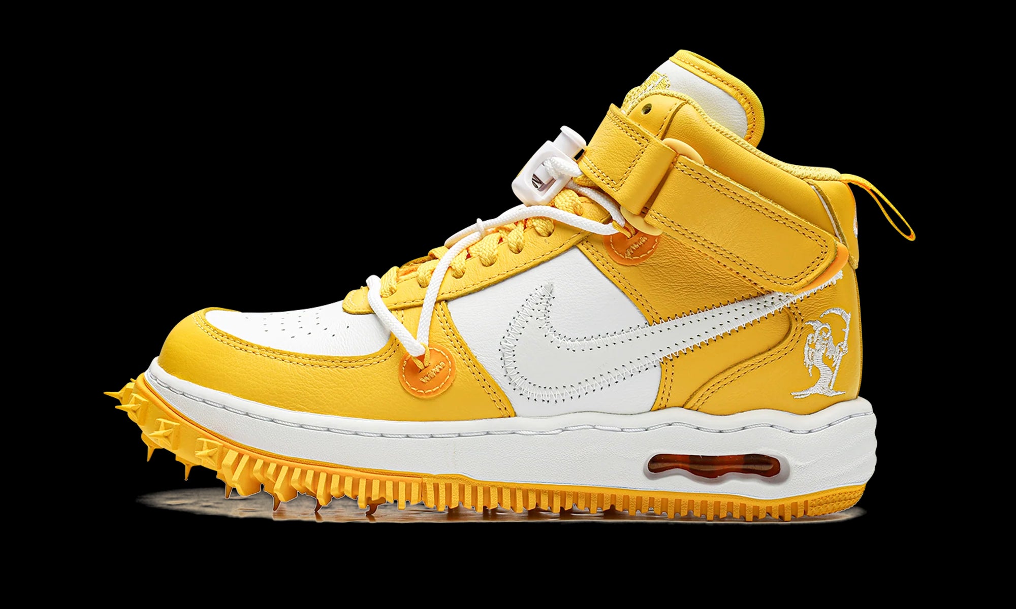 Air Force 1 Mid "Off-White - Varsity Maize"